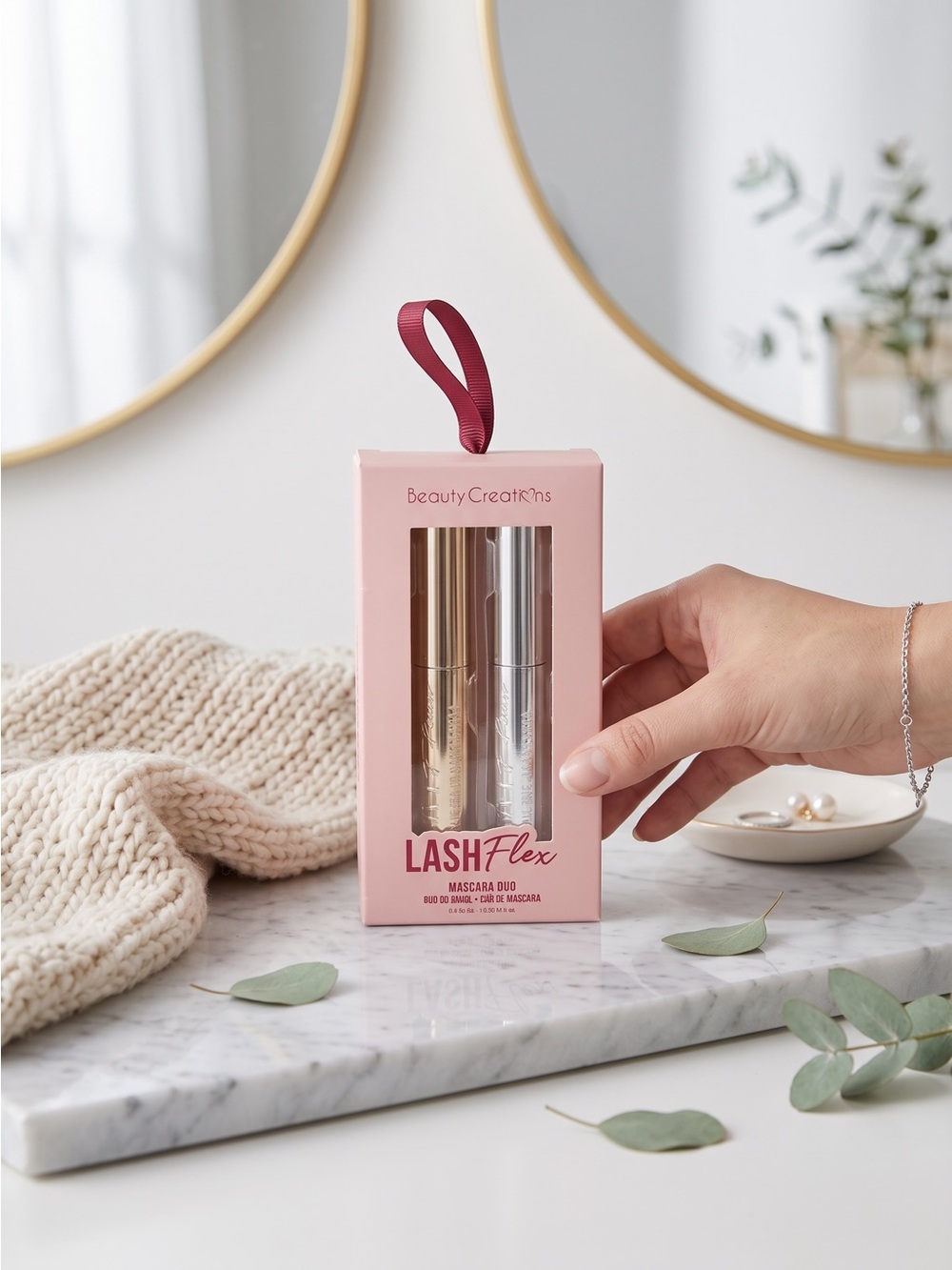 Beauty Creations Lash Flex Mascara Duo — Volumizing & Lengthening NIB